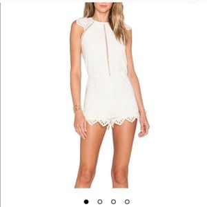 Saylor Jamie romper in cream